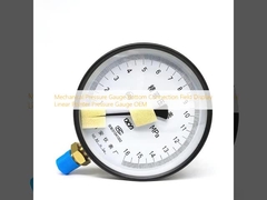 Mechanical Pressure Gauge Bottom Connection Field Display Linear Pointer Pressure Gauge OEM
