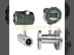 Liquid Turbine Flowmeter Water Oil Meter High-Precision Sensor Gauge Pipeline 4-20mA